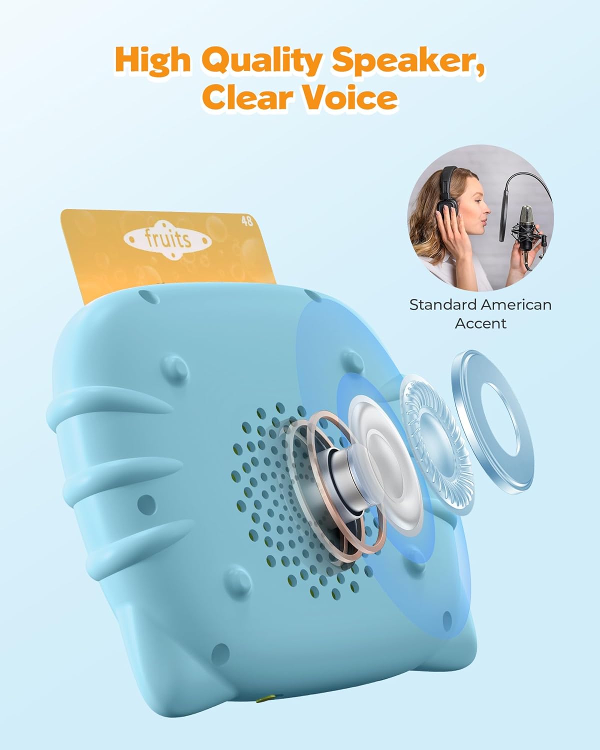 Airbition Talking Flash Cards for Toddlers