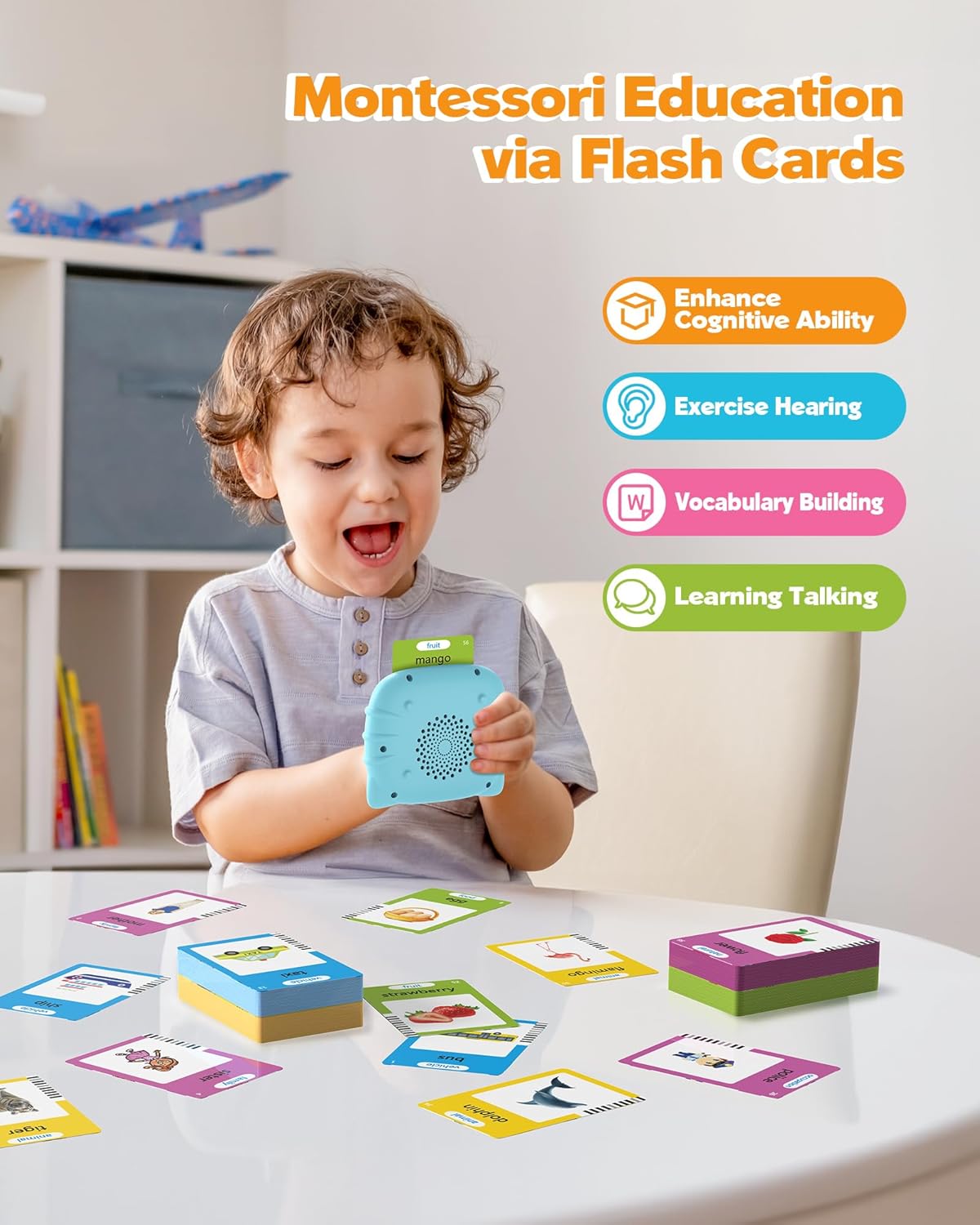 Airbition Talking Flash Cards voor peuters